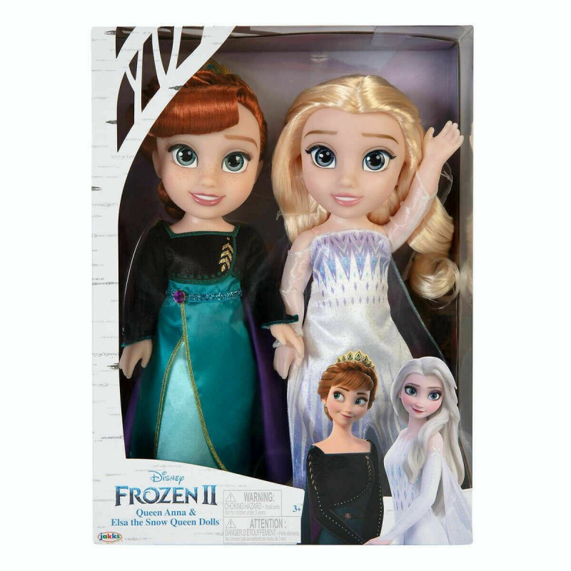 Becks engranaje Sala Jakks Pacific - Frozen 2 - Pack de Muñecas Anna y Elsa 38 cm
